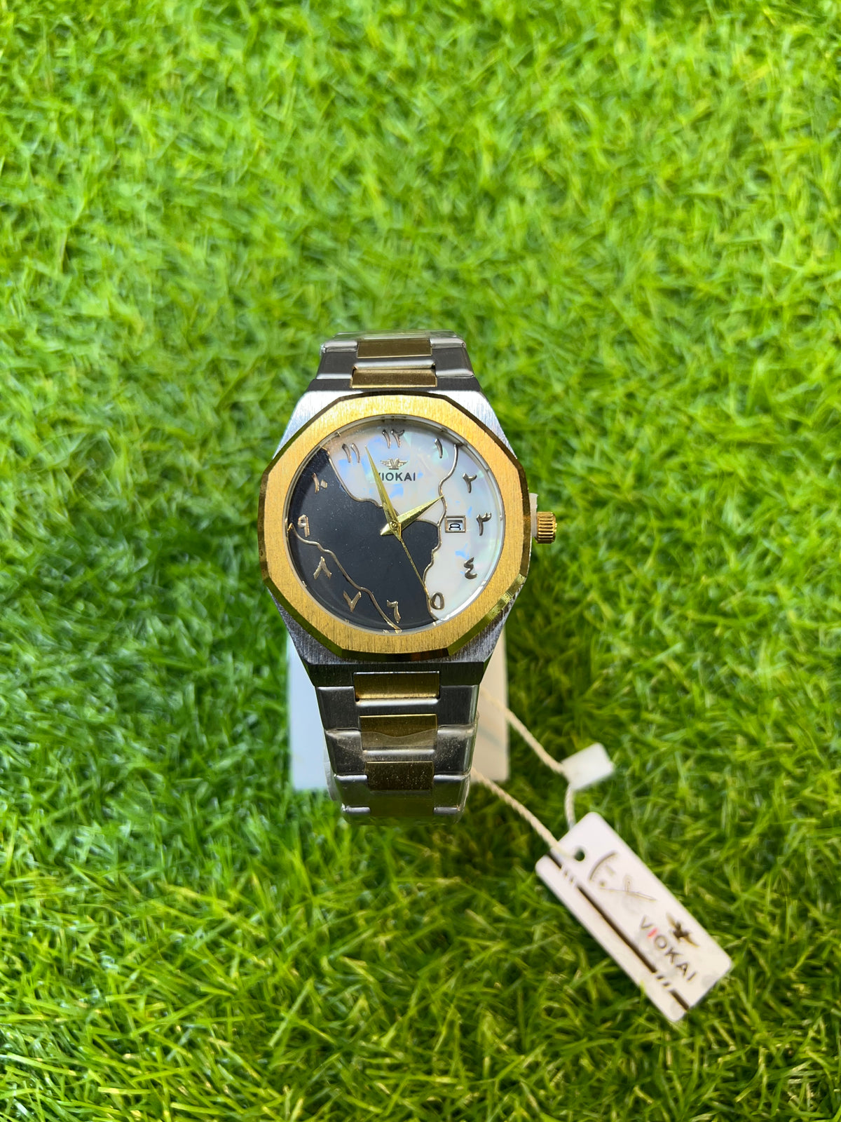 VIOKAI Arabic Aura Two-Tone Men’s Quartz Watch