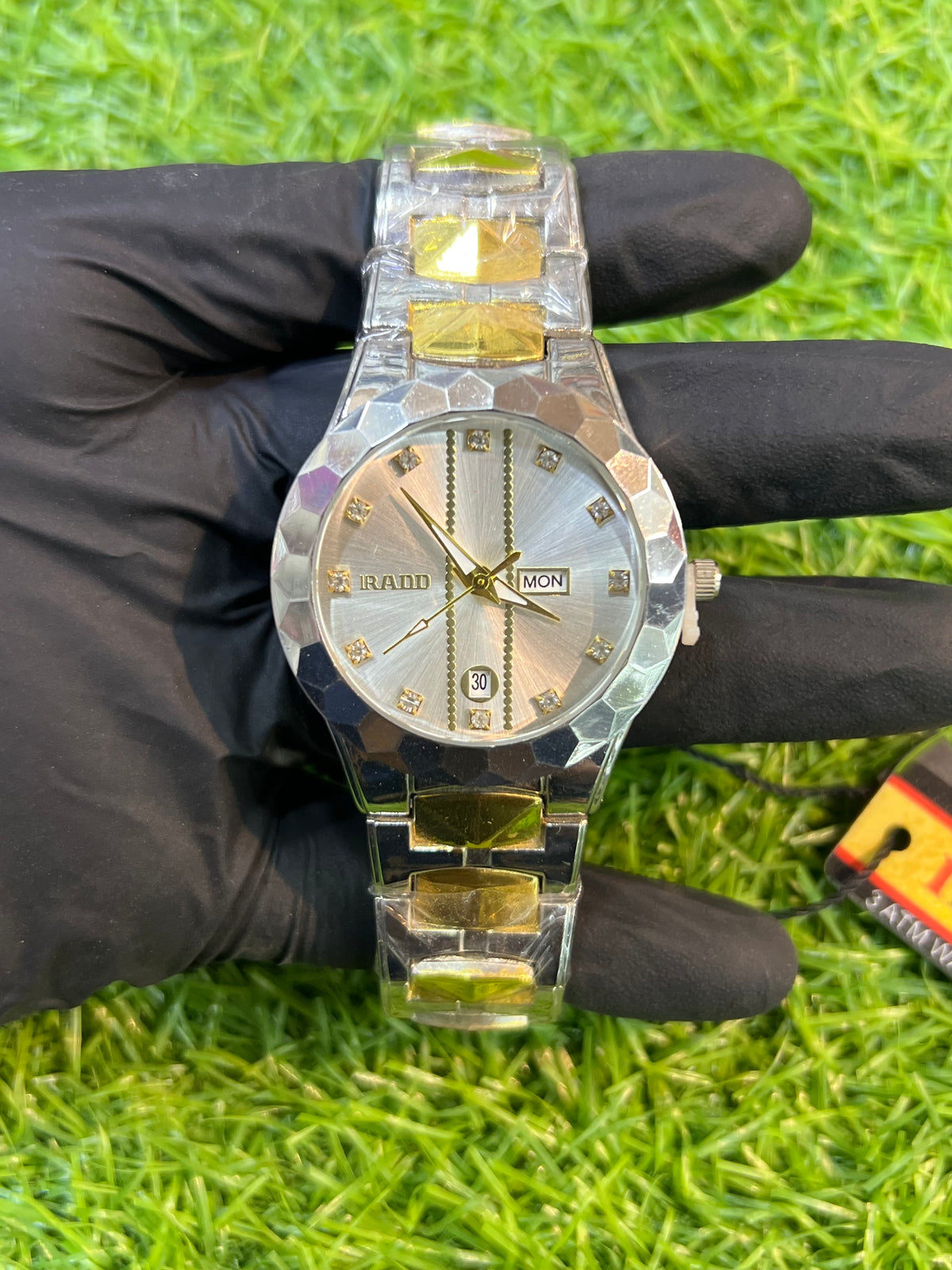 RADO Two-Tone Silver Dial Day-Date Watch