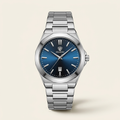 DEARNO blue-dial watch studio image